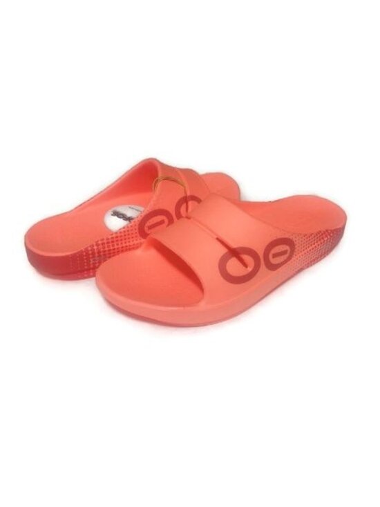 OOFOS Ooahh Sport Recovery Slide Mens Size 13 Womens 15 Sandal Matrix Sunburst main image 4